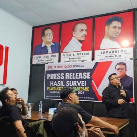 Hasil Survei Terbaru PT IPI: ERAT BERSALAM Memimpin, Persaingan Ketat dengan TSM-MO di Pilwali Parepare 2024