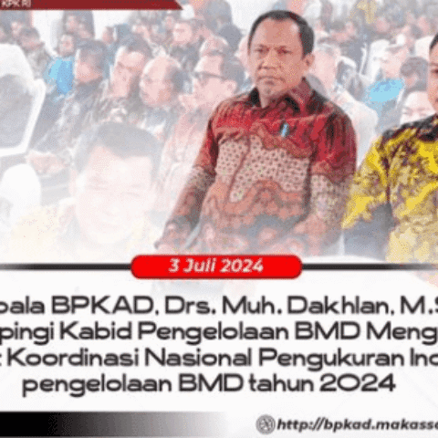 Kepala BPKAD Makassar Hadiri Rapat Koordinasi Pencegahan Korupsi Terkait Pengelolaan BMD