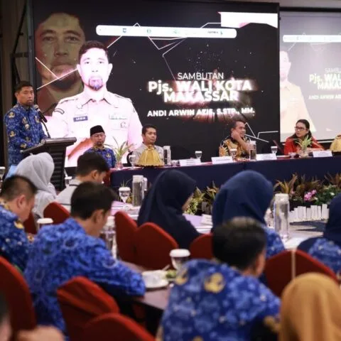 Pj Wali Kota Makassar Buka High Level Meeting TP2DD, Dorong Digitalisasi Daerah
