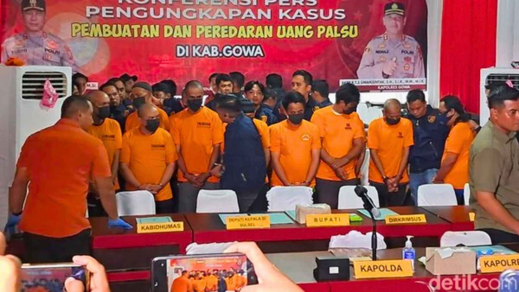 Daftar 17 tersangka kasus uang palsu di UIN Alauddin Makassa