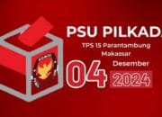 Komisi Pemilihan Umum (KPU) Kota Makassar, Sulawesi Selatan menjadwalkan pemungutan suara ulang (PSU) di tempat pemungutan suara 15 Kelurahan Parangtambung, Kecamatan Tamalate