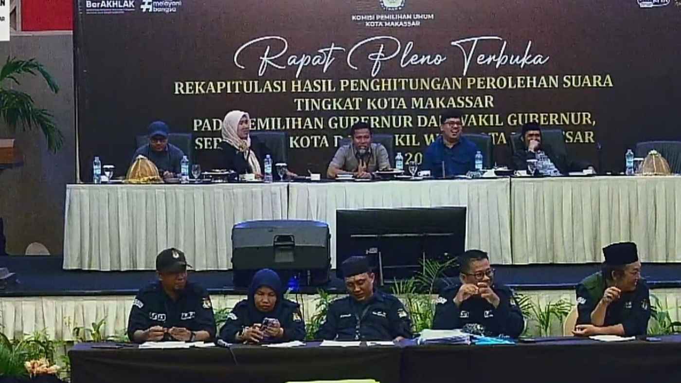 KPU Sulsel Mulai Rekapitulasi Suara Pilkada 2024