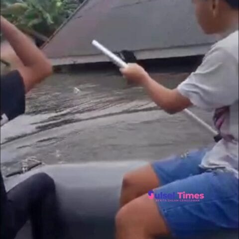 Banjir Parah di Ujung Bori, RW 8, Antang, Makassar