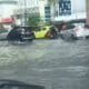 Suasana Banjir di jl Pettarani Makassar