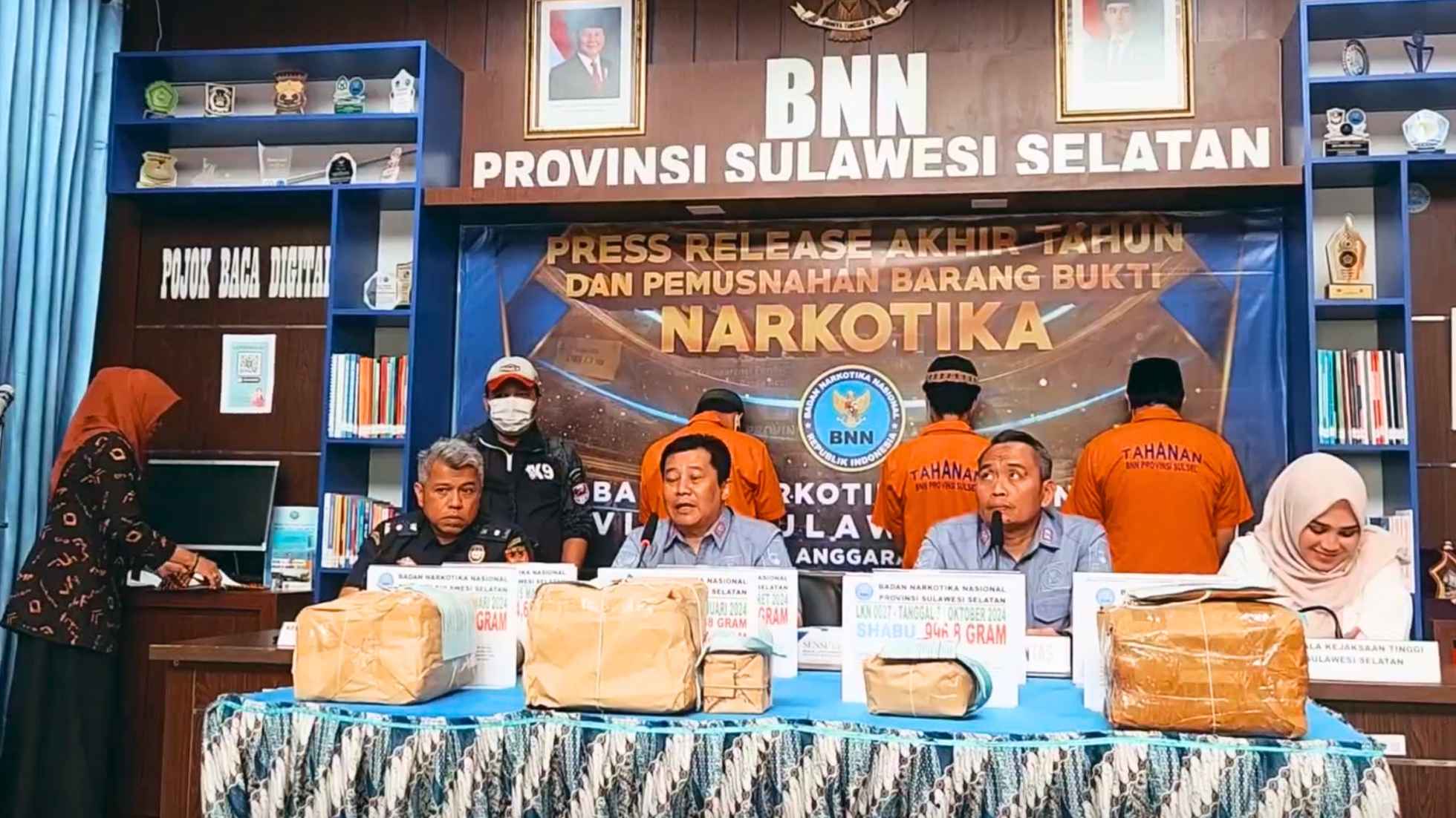 Sulsel Darurat Narkoba! 3.578 Tersangka Ditindak Sepanjang 2024