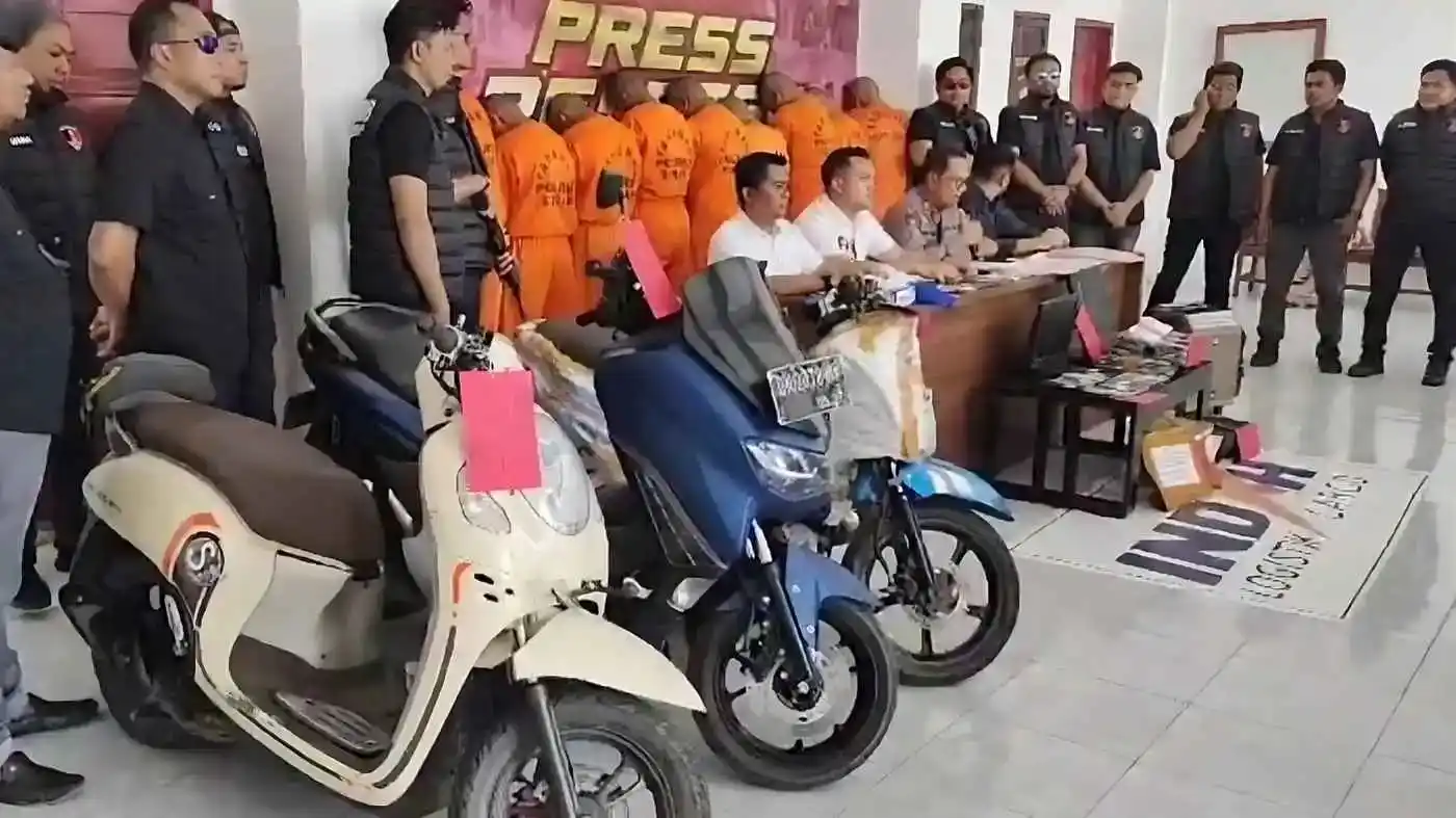 Detik Detik Penangkapan 11 Sindikat Passobis di Sidrap dengan Modus Motor Fiktif