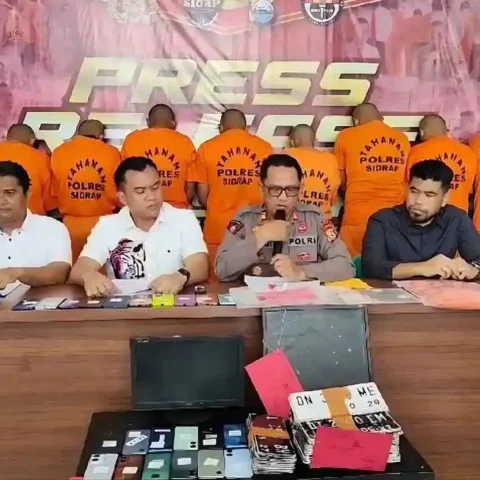 Detik Detik Penangkapan 11 Sindikat Passobis di Sidrap dengan Modus Motor Fiktif