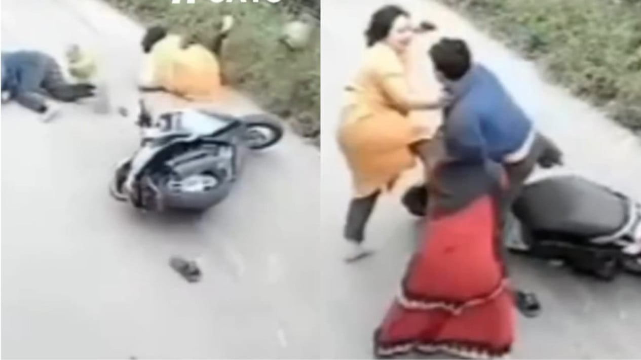 Viral aksi heroik emak emak gagalkan pencurian tabung gas