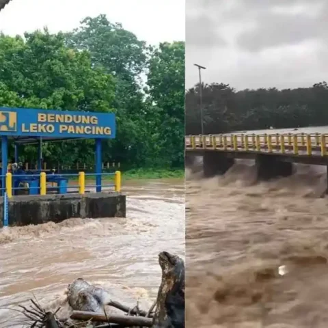 Bendungan Lekopancing Maros Meluap, 10 Kecamatan Terendam Banjir 23 Bendungan Lekopancing Maros Meluap, 10 Kecamatan Terendam Banjir
