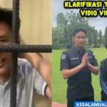 Foto Briptu Nurkholis dan Angga terkait klarifikasi video viral tabrak bebek dipenjara