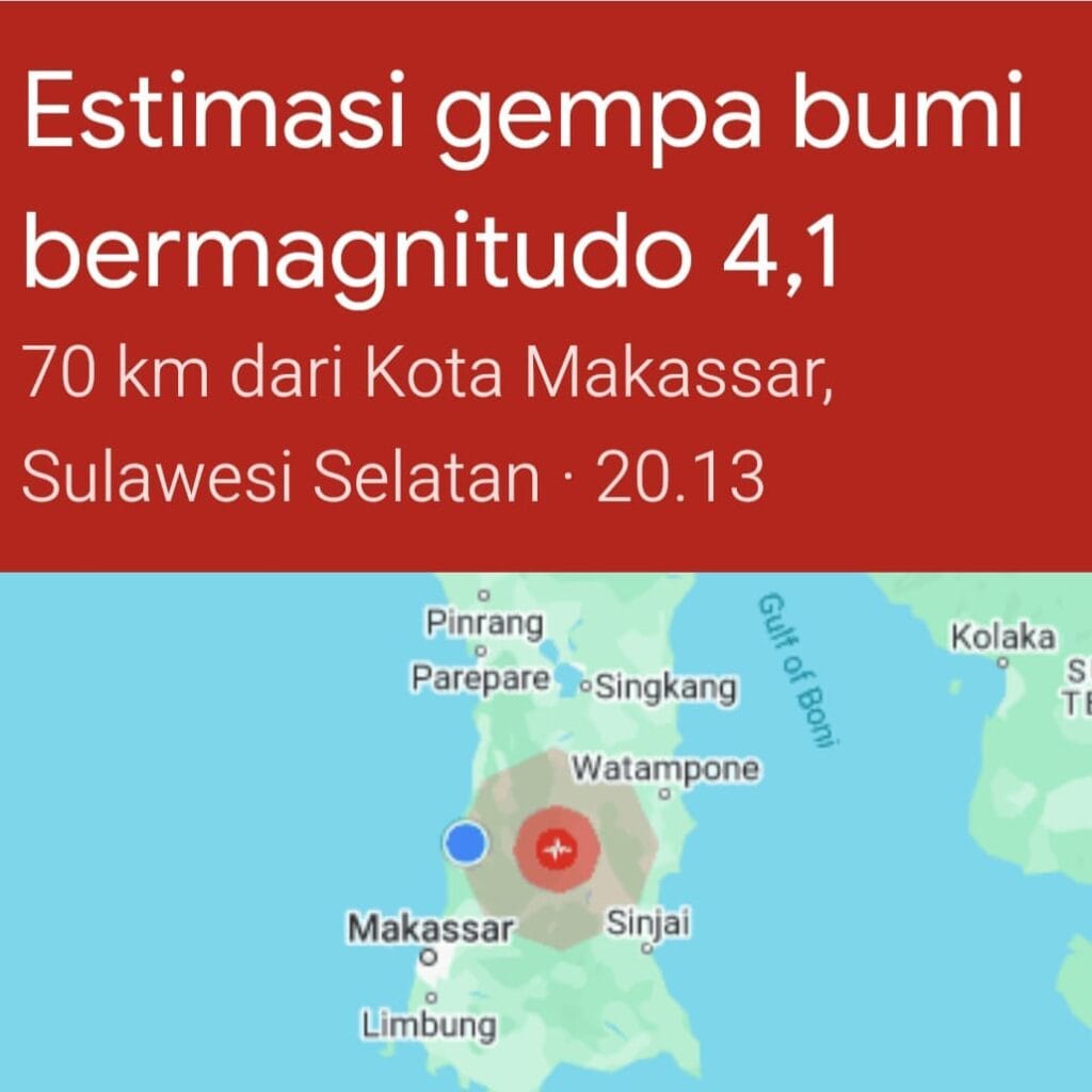 Mengenal Sesar Walanae: Penyebab Gempa di Kabupaten Bone Sulawesi Selatan