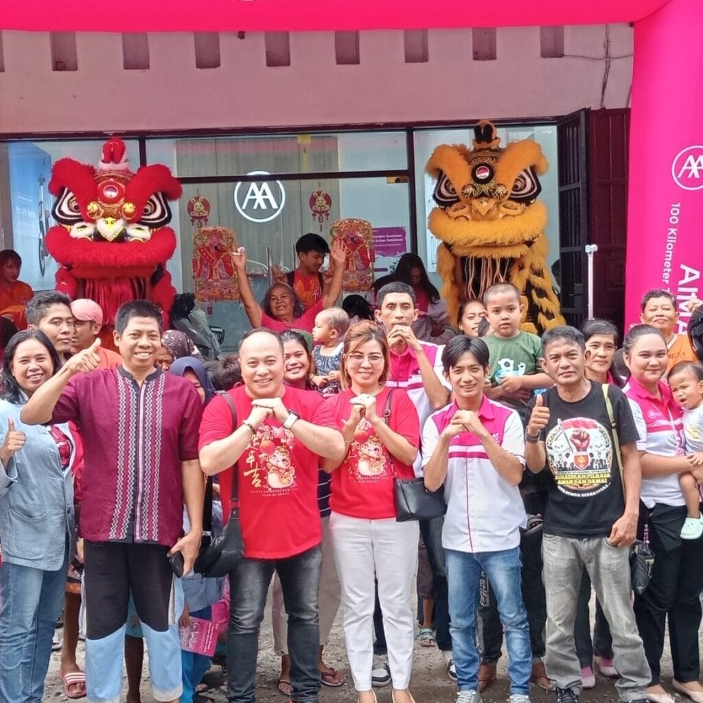 PT AIMA Gelar Atraksi Barongsai di Makassar, Perkenalkan Sepeda Listrik Ramah Lingkungan