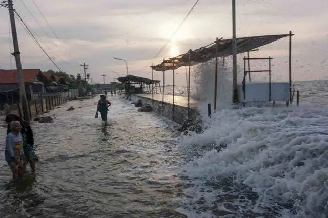 Ilustrasi banjir Rob pesisir