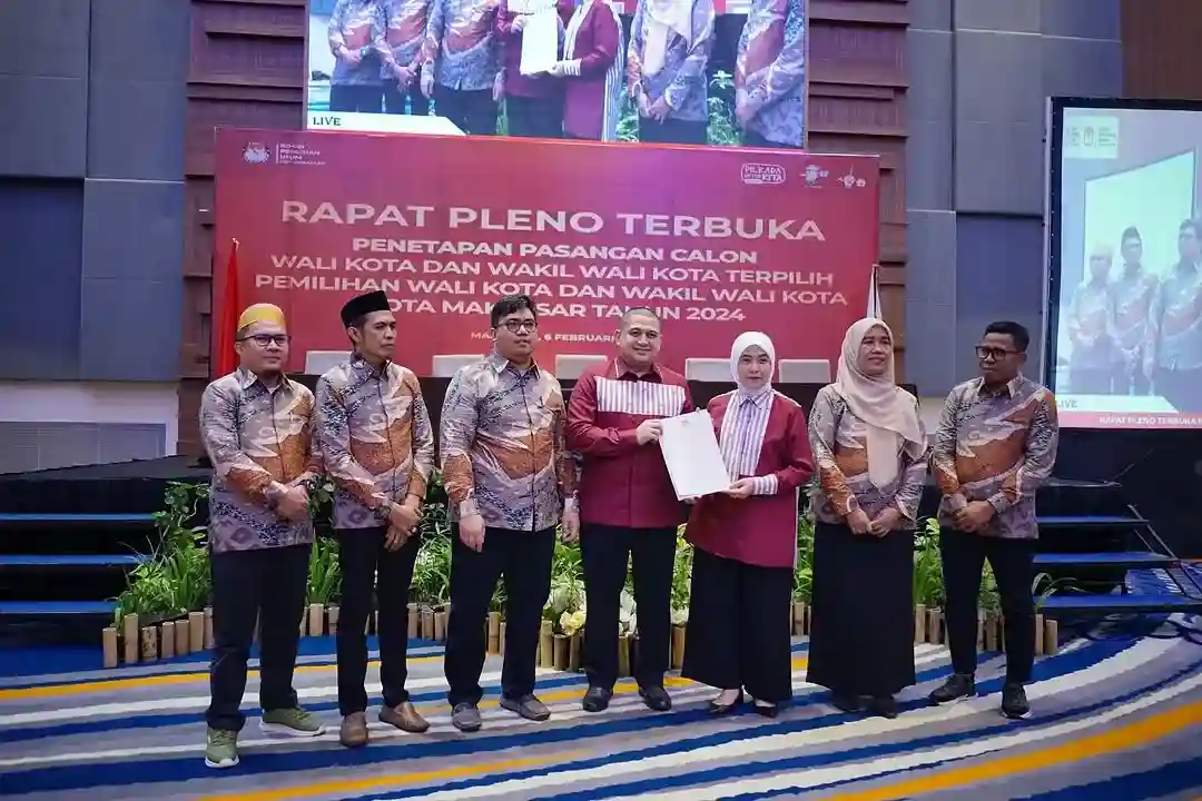 Penetapan Appi Aliyah sebagai walikota Makassar 2025 2030