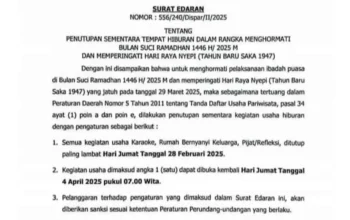 Pemkot Makassar Wajibkan Tempat Hiburan Tutup Selama Ramadan, Ini Sanksi Bagi Pelanggar!