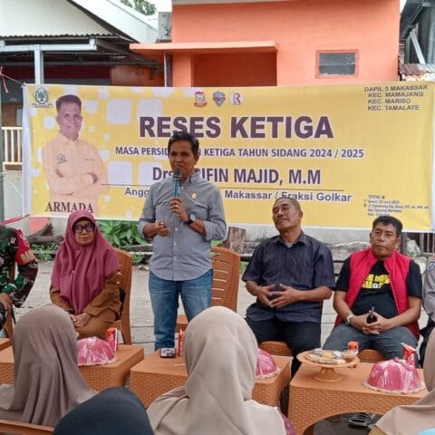 DPRD Makassar Gelar Reses, Arifin Majid Fokus pada Isu Perbatasan dan Drainase