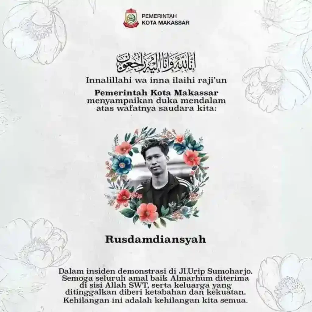 Dituduh Intel Mahasiswa Rusdamdiansyah Tewas Dikeroyok Massa Saat Demo Ricuh di Makassar