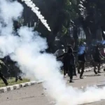 Ribuan Driver Ojol Demo di Kwitang Tuntut Transparansi Brimob