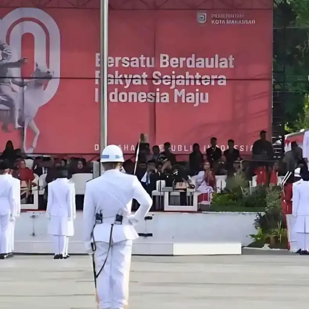 Munafri Arifuddin Tekankan Makna Kemerdekaan saat Jadi Inspektur Upacara HUT ke-80 RI di Karebosi