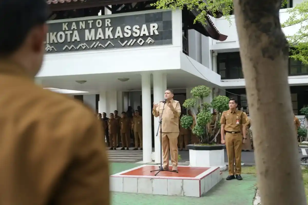 Apel pagi Pemkot Makassar 15 September 2025 di Balai Kota