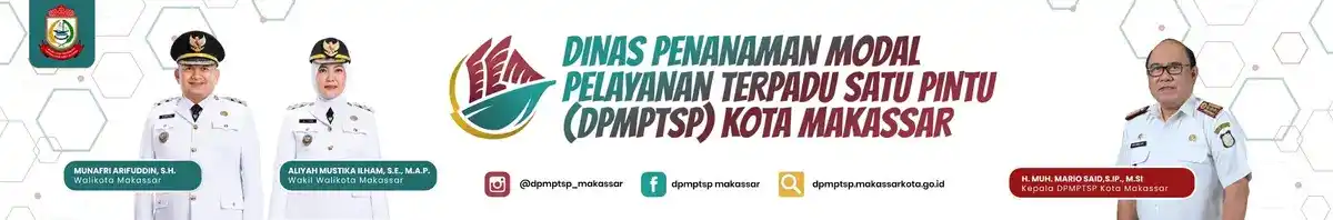 banner Dinas Penanaman Modal Makassar 728x90 banner Dinas Penanaman Modal Makassar 728x90