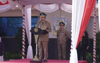 HANTARU 2025 Nusron Laporkan 123.1 Juta Bidang Terdaftar 9 Menteri ATR BPN Nusron Wahid pidato Upacara HANTARU 2025 di Jakarta 24 September 2025
