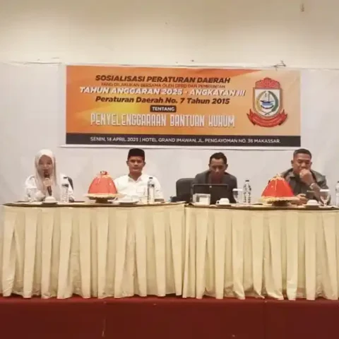 Sosialisasi Perda Bantuan Hukum, Adi Akbar Ajak Warga Jaga Kamtibmas
