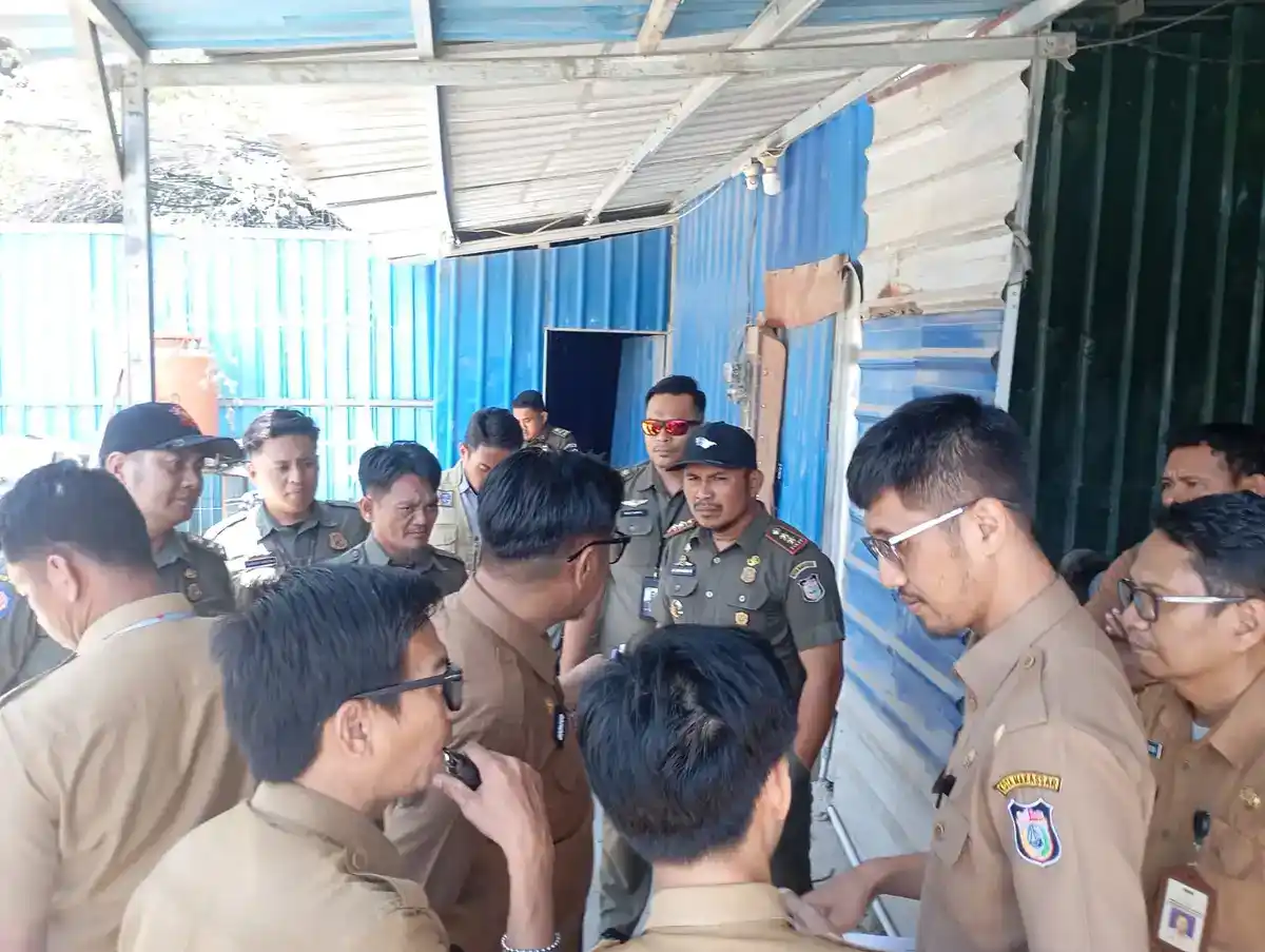 Satgas Makassar awasi PT Catur Kencana Sakti di Jalan Sultan Alauddin 23 September 2025