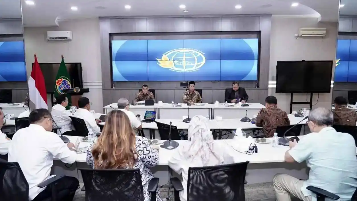 ATR/BPN–Stranas PK Susun Aksi Kendalikan Alih Fungsi Sawah 2 Suasana Rapat ATR/BPN–Stranas PK di Aula PTSL Jakarta