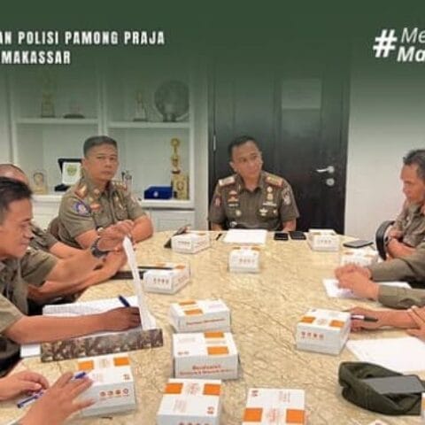 Satpol PP Makassar Terima Kunjungan Kerja Satpol PP Gowa Bahas Penyelenggaraan Ketertiban dan Perlindungan Masyarakat