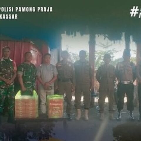 Satpol PP Makassar Bersama TNI dan Brimob Bentuk 5 Posko Pengamanan di Wilayah Tinumbu dan Kandea-Lembo