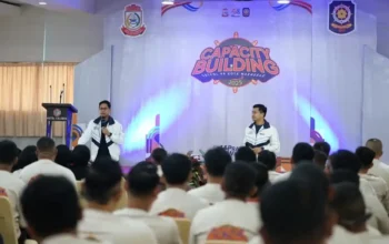 Capacity Building Satpol PP Kota Makassar Libatkan 200 Personel di Malino 8 Suasana pembekalan Capacity Building Satpol PP Kota Makassar yang diikuti ratusan personel di salah satu hotel di Malino, Kabupaten Gowa, Jumat 12 Desember 2025. Para peserta mendapatkan materi peningkatan kerja sama tim dan penguatan karakter aparatur.