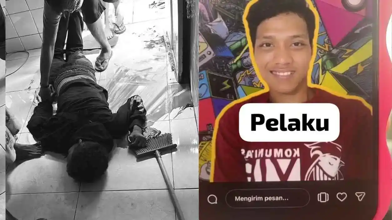 korban pembunuhan kakak bunuh adik tergeletak di lantai rumah keluarga dan pelaku di Bontoala Makassar