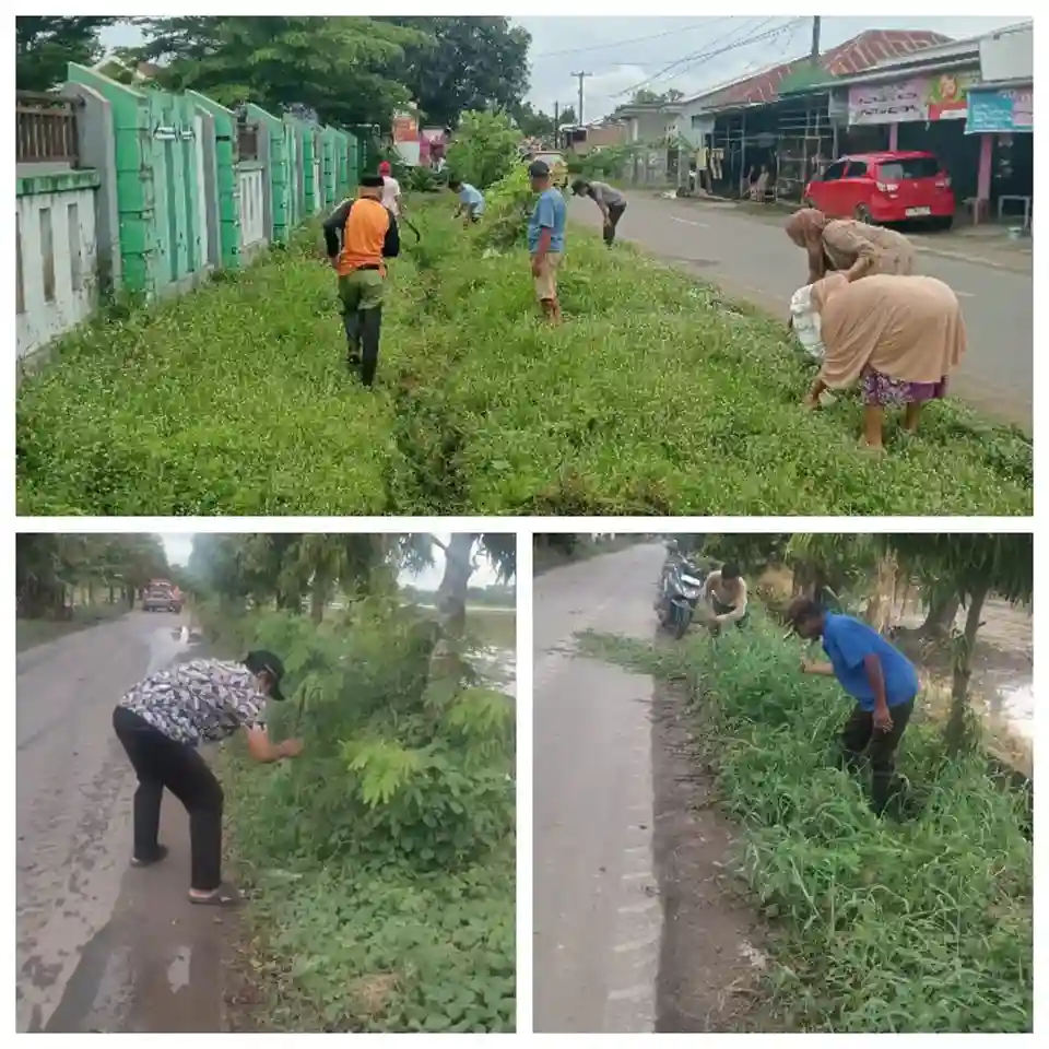 Pemerintah Desa Moncobalang Gelar Kerja Bakti Bersama Warga Barombong 1