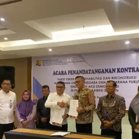 Rp90 Miliar untuk Rehabilitasi Gedung DPRD Sulsel dan DPRD Makassar Kontrak Ditandatangani di Makassar