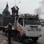 Aksi Wija To Luwu Tutup Jalan di Sejumlah Titik Desak Pemekaran Provinsi Luwu Raya