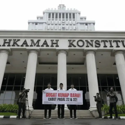 MK Gelar Sidang Perdana Uji KUHAP Baru, Mahasiswa Gugat Pasal Kunci