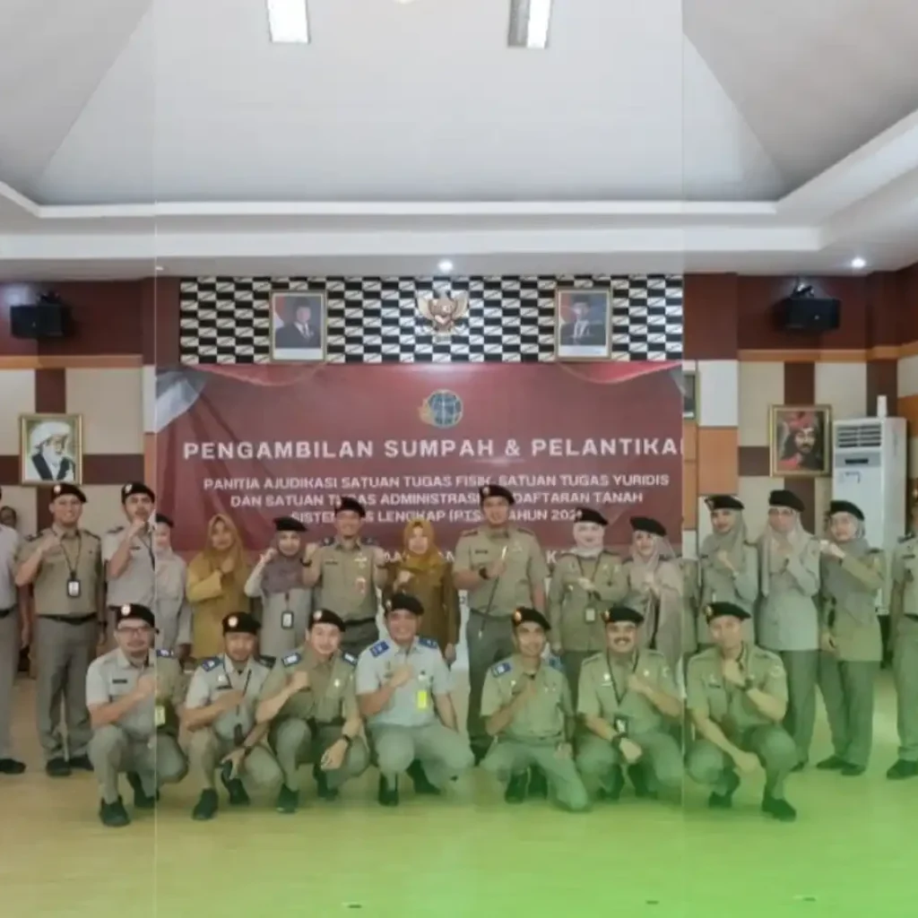 PTSL 2026 Kantor Pertanahan Makassar Lantik Panitia Ajudikasi dan Satgas