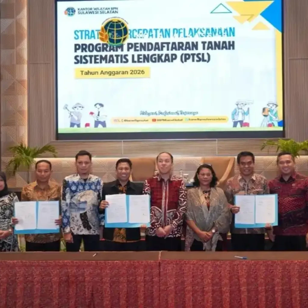 Percepatan PTSL Sulsel 2026, Kanwil BPN Tekankan Sinergi dan Integritas