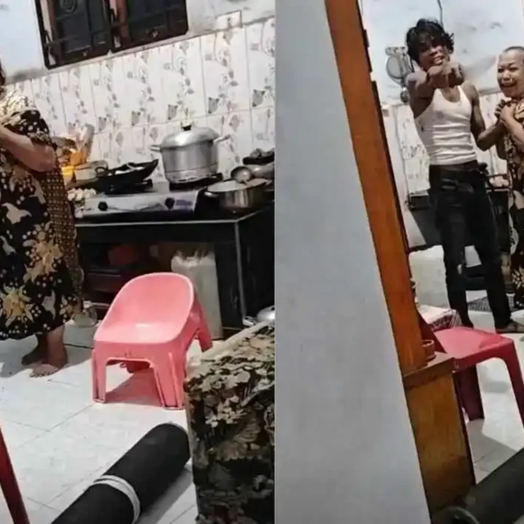Viral Pria Bawa Parang Sandera Lansia di Kota Pinang