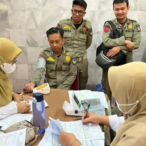 612 Personel Satpol PP Sulsel Jalani Skrining Kesehatan Gratis, Dinkes Libatkan Portable X Ray dan Pemeriksaan Jiwa