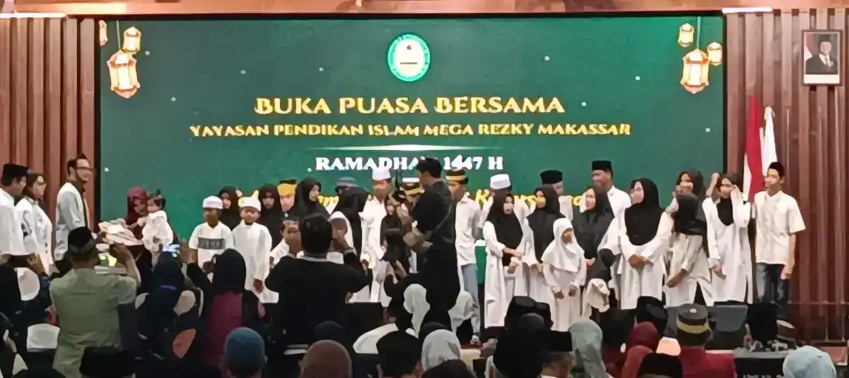 Buka Puasa Bersama Yayasan Pendidikan Islam Mega Rezky Makassar di Ballroom Unimerz 1 Buka Puasa Bersama Yayasan Pendidikan Islam Mega Rezky