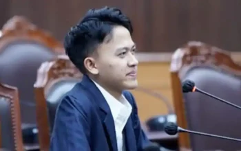 Pemohon Moh. Abqori Hisan mengikuti sidang pendahuluan uji materi di Mahkamah Konstitusi pada Selasa 10 Februari 2026.