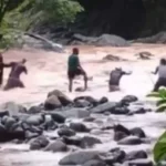 Tim pencarian menyisir Sungai Kalimborang di Tompobulu Maros setelah dua wisatawan hilang pada 29 Maret 2026