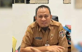 Mohammad Syarief menjelaskan pendaftaran Komisioner BAZNAS Makassar di Kantor Pemkot Makassar, Selasa, 31/03/2026.