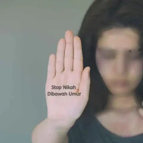 Ilustrasi stop nikah dibawah umur.