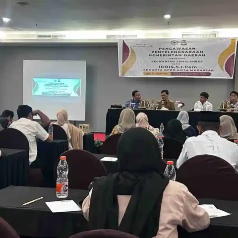 Idris Gerindra Awasi Pemerintahan Kecamatan Tamalanrea Camat Andi Pattiroi