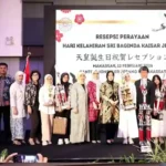 Supratman Hadiri Resepsi Hari Lahir Kaisar Jepang Hotel Claro Makassar