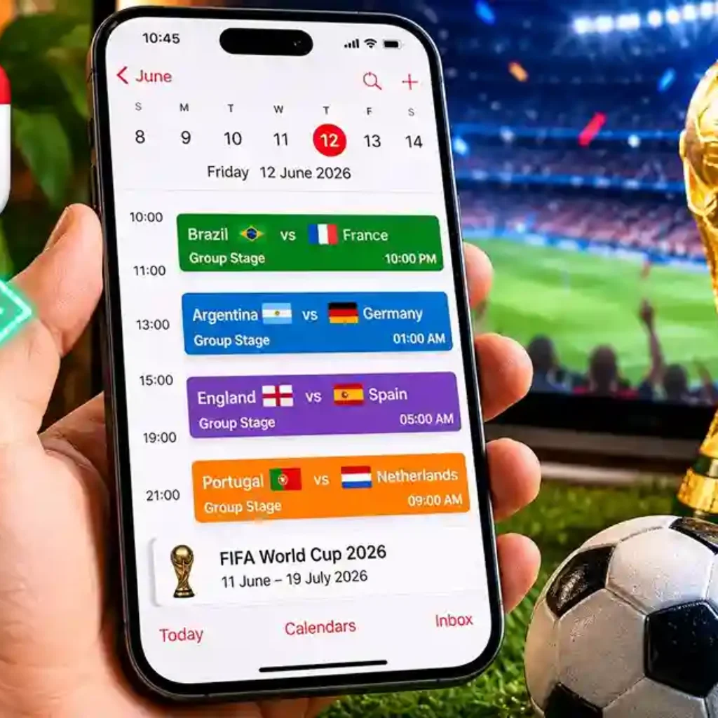 Cara Tampilkan Jadwal Piala Dunia 2026 di Apple Calendar iPhone, Bisa Muncul Otomatis
