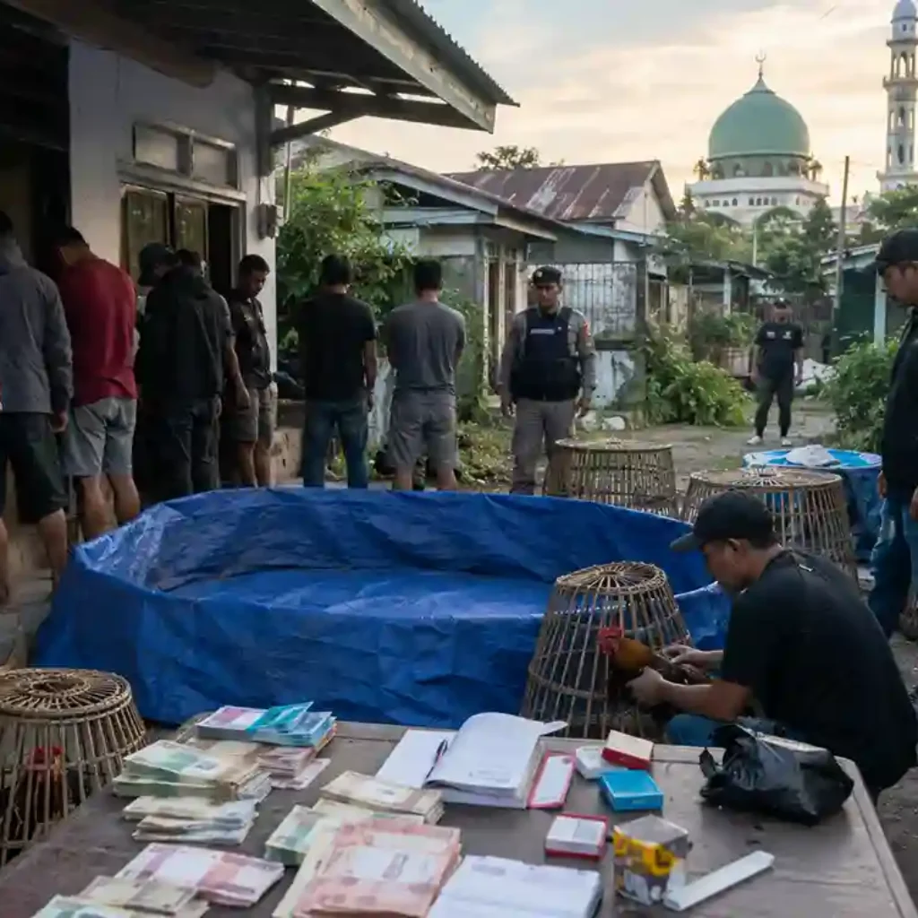 Pengacara di Makassar Diduga Sediakan Arena Sabung Ayam, Terancam 9 Tahun Penjara dan Denda Rp2 Miliar